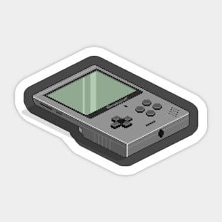 Retro Portable Gaming Console Sticker